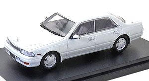 NISSAN LAUREL 25TWINCAM MedalistV (1993) シルキースノーパール (ミニカー)