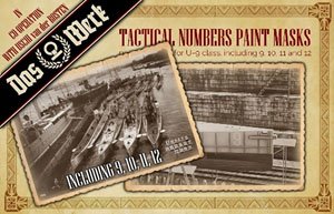 Tactical Numbers Paint Masks (Plastic model)