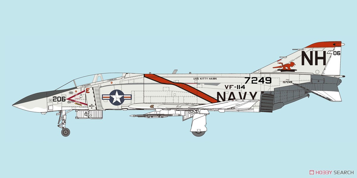 アメリカ海軍 F-4J 戦闘機 `アードバークス` (初回限定特装版) (プラモデル) 塗装1