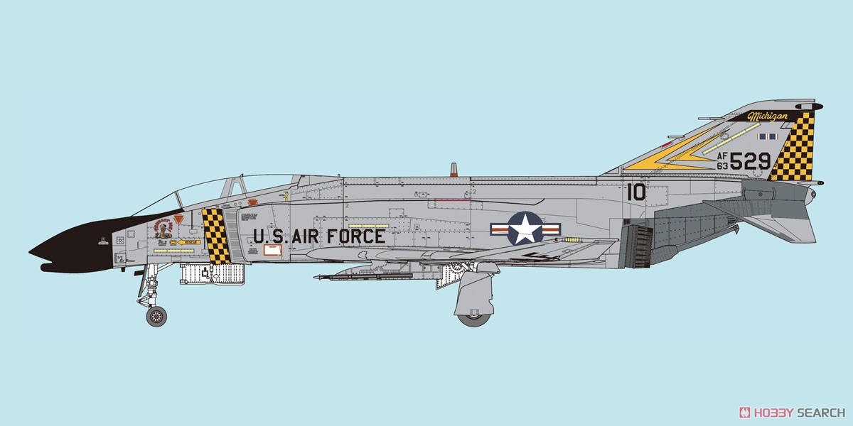 アメリカ空軍 F-4C 戦闘機 `エア・ナショナル・ガード (州空軍)` (初回限定特装版) (プラモデル) 塗装1