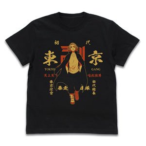 TV Animation [Tokyo Revengers] Manjiro Sano T-Shirt Black XL (Anime Toy)