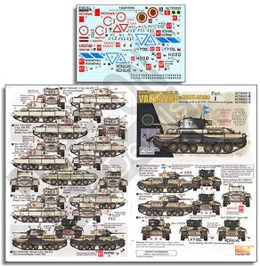 WWII 英 北アフリカ戦線のバレンタイン戦車 パート1 (デカール)