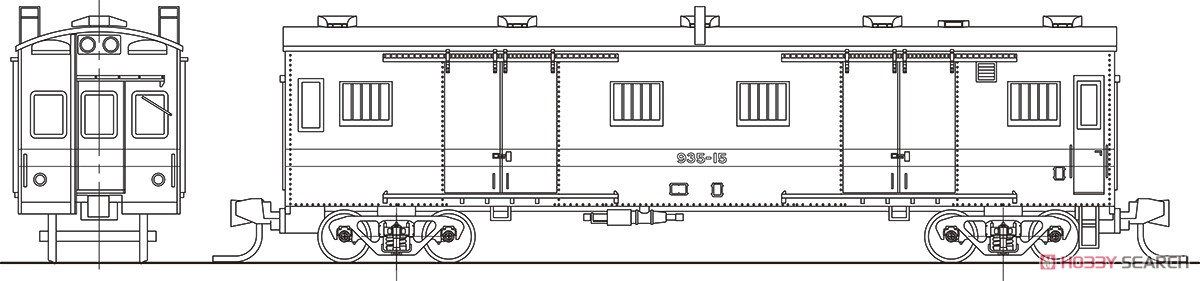 国鉄 935形 新幹線救援車 組立キット (組み立てキット) (鉄道模型) その他の画像1