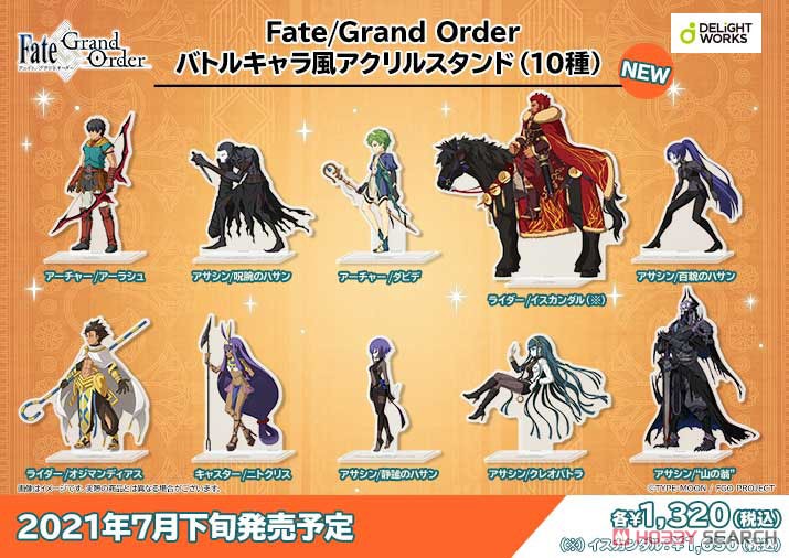 Fate/Grand Order Battle Character Style Acrylic Stand (Rider/Ozymandias) (Anime Toy) Other picture1