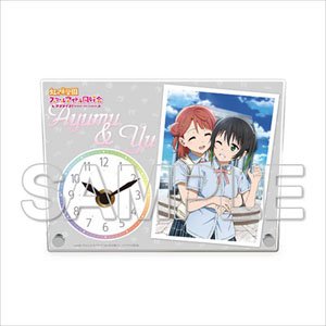 [Love Live! Nijigasaki High School School Idol Club] Yu Takasaki & Ayumu Uehara Acrylic Clock (Anime Toy)