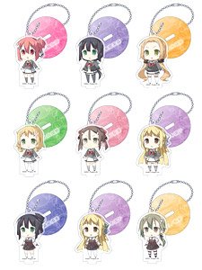 [Yuki Yuna is a Hero Churutto!] Acrylic Key Ring Collection w/Stand A (Set of 9) (Anime Toy)