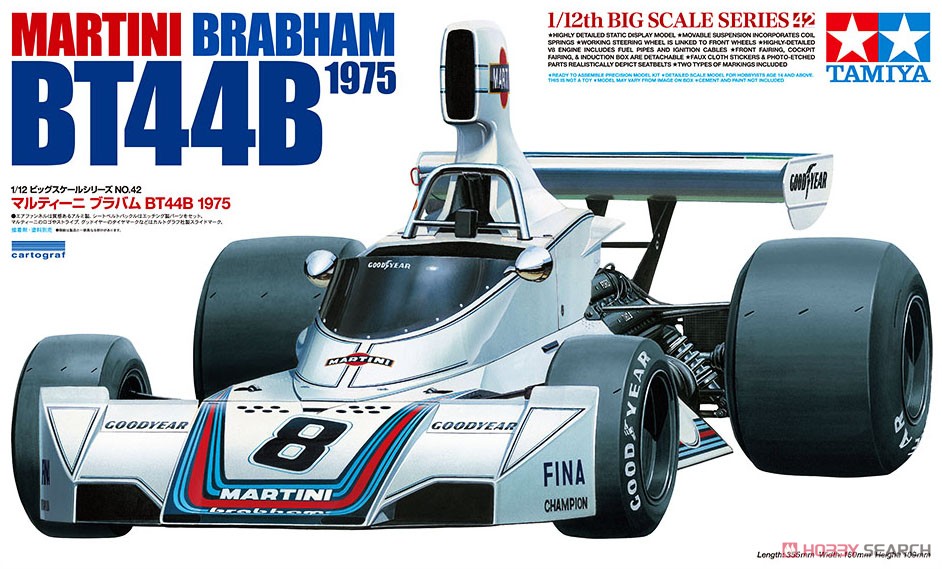 マルティーニ ブラバム BT44B 1975 (プラモデル) パッケージ1