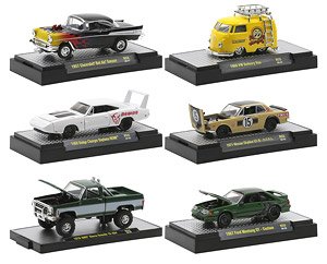 Release 55 (Detroit-Muscle / M2 VW / M2 Gassers / M2 Auto-Shows / M2 Auto-Trucks) (Set of 6) (Diecast Car)