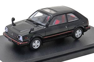 Honda Civic CX-S (1981) Black (Diecast Car)