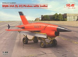 BQM-34A (Q-2C) Firebee with Trailer (Plastic model)