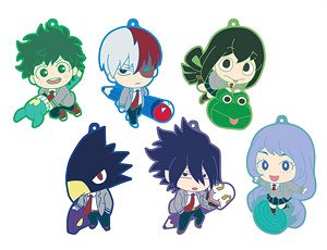 My Hero Academia Rubber Mascot Collection 2 - Eraser and Pencil - A Box (Set of 6) (Anime Toy)