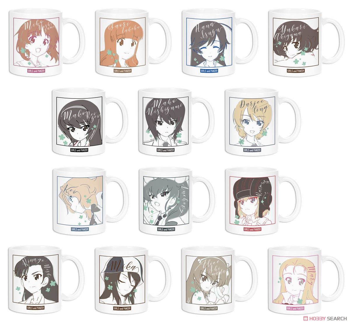 Girls und Panzer das Finale Maho Nishizumi Lette-graph Mug Cup (Anime Toy) Other picture1