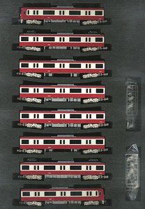 Keikyu Series New Type 1000 (1st Edition, 1017 Formation, w/SR Antenna) Eight Car Formation Set (w/Motor) (8-Car Set) (Pre-colored Completed) (Model Train)