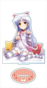 Angel Beats! Big Acrylic Stand Tenshi-chan Maji Nekomimi! Ver. (Anime Toy)
