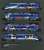 Meitetsu Series 1000 Blue Liner Four Car Formation Set (w/Motor) (4-Car Set) (Pre-colored Completed) (Model Train) Item picture1