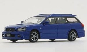 スバル 2002 レガシィ E-tuneII ブルー (LHD) (ミニカー)