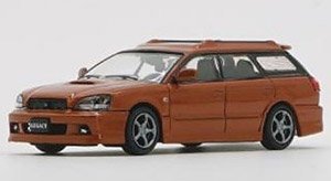 スバル 2002 レガシィ E-tuneII オレンジ (LHD) (ミニカー)