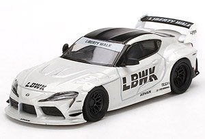 LB Works Toyota GR Supra White (LHD) (Diecast Car)