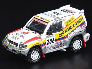 三菱 パジェロ エボリューション #206 Paris - Dakar 1998 優勝車 (ミニカー)