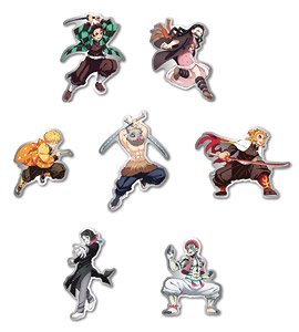 Demon Slayer: Kimetsu no Yaiba Pins Collection (Set of 8) (Anime Toy)