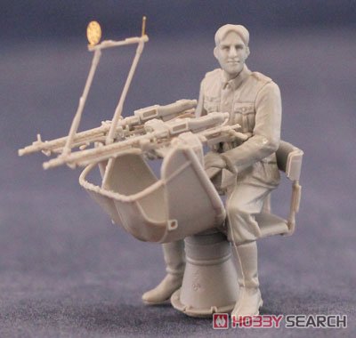 Zwillingssockel 36 WWII German Anti-Aircraft Machine Gun Mount with Solider (Plastic model) Item picture1