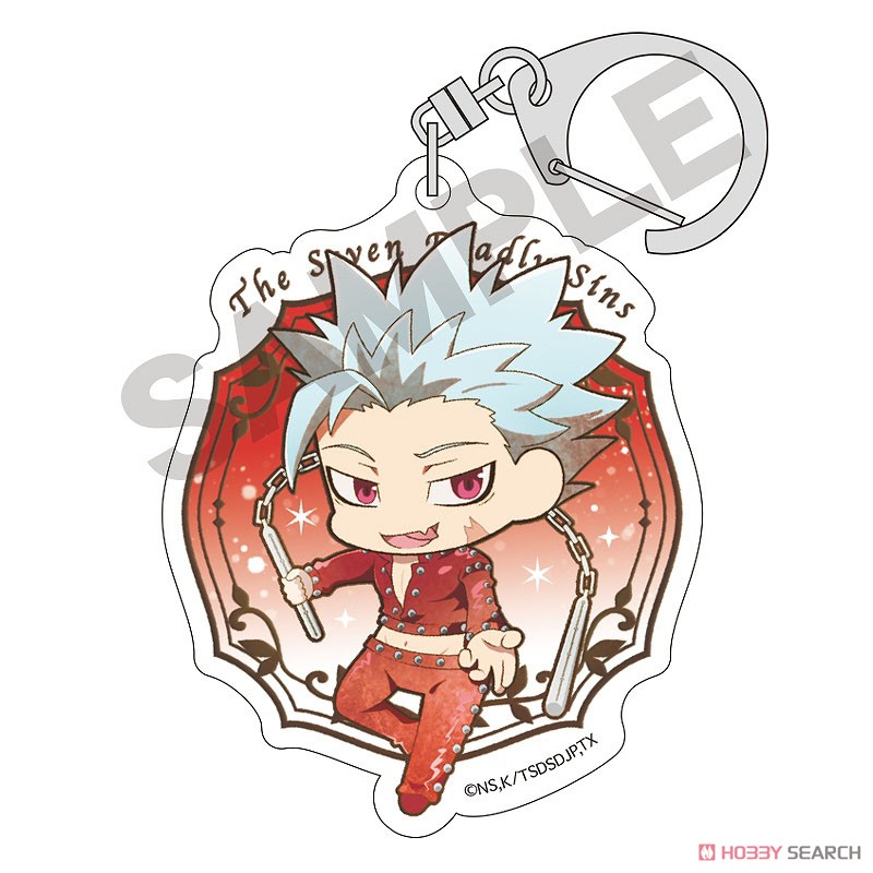 The Seven Deadly Sins: Dragon`s Judgement Acrylic Key Ring Ban (Anime Toy) Item picture1