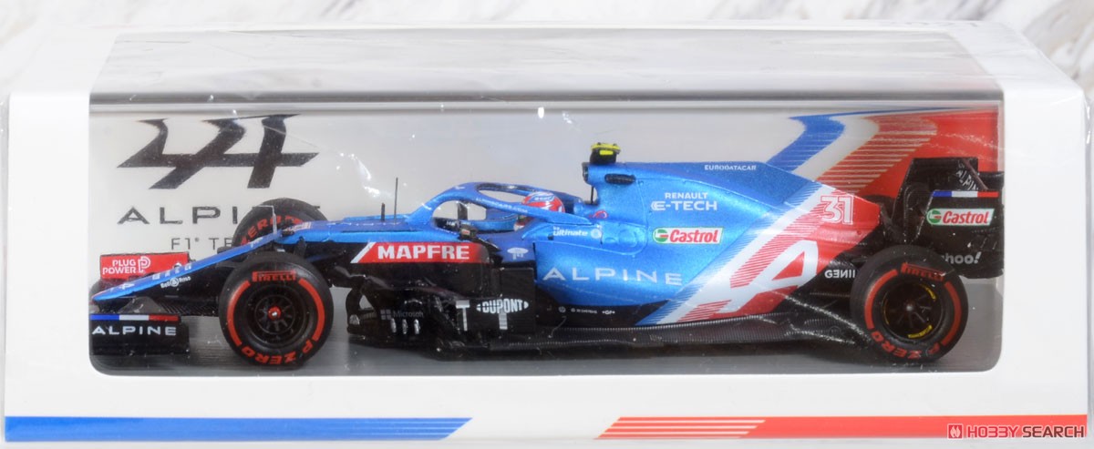 Alpine A521 No.31 Alpine F1 Team Bahrain GP 2021 Esteban Ocon (Diecast Car) Package1