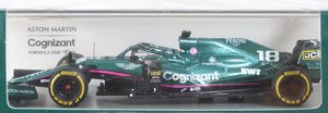 Aston Martin AMR21 No.18 Aston Martin Cognizant F1 Team Bahrain GP 2021 Lance Stroll (Diecast Car)