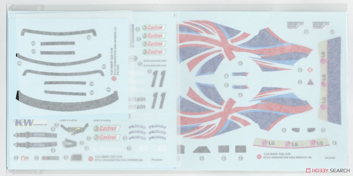 1/24 Racing Series BMW 320i E46 2004 ETCC Donington Park Circuit Winner (Model Car) Contents3