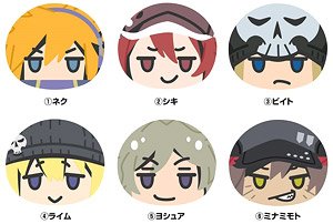 The World Ends with You: The Animation Steamed Bun Nigi Nigi Mascot (Set of 6) (Anime Toy)