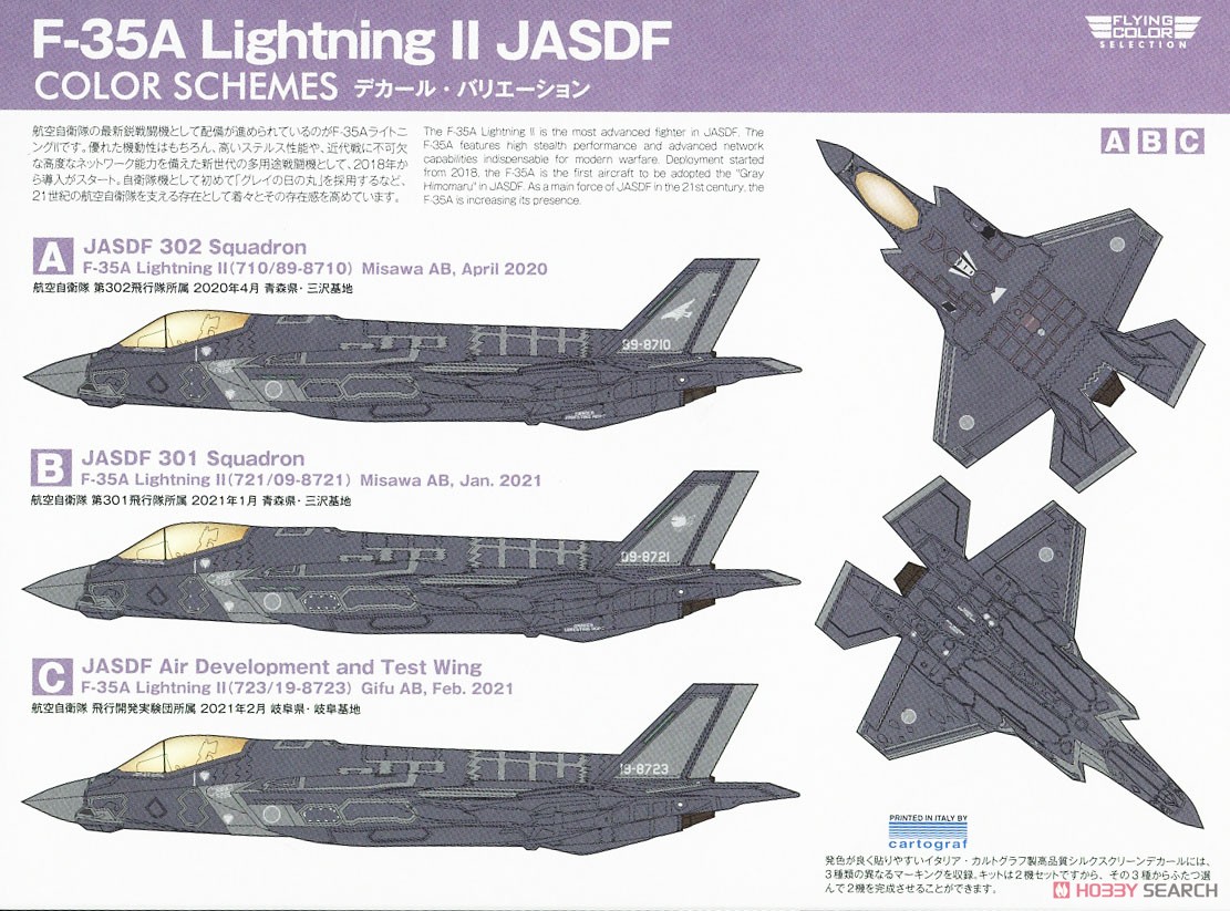 航空自衛隊 F-35A ライトニングII (2機セット) (プラモデル) 塗装2