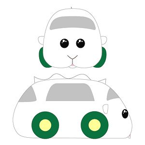 PUI PUI モルカー ぬいぐるみティッシュカバー シロモ (キャラクターグッズ)