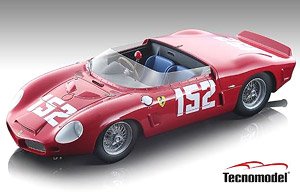フェラーリ ディーノ 246 SP タルガ フローリオ 1962 #152 優勝車 R.Rodriguez/W.Mairesse/O.Gendebien (ミニカー)