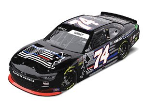 `ベイリー・カリー` MHR #74 ランニング4ヒーローズ シボレー カマロ NASCAR Xfinityシリーズ 2021 (ミニカー)