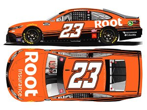 `ババ・ウォレス` #23 ルートインシュアランス TOYOTA カムリ NASCAR 2021 (ミニカー)