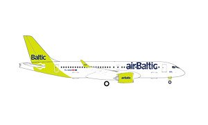 A220-300 AirBaltic (New Color) `100th A220` - YL-AAU (Pre-built Aircraft)