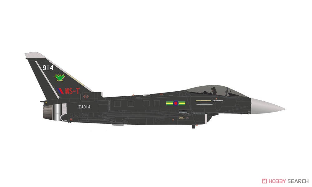 Eurofighter Typhoon Royal Air Force RAF Lossiem `Batman` Aggressor Paint ZJ914 (Pre-built Aircraft) Other picture1