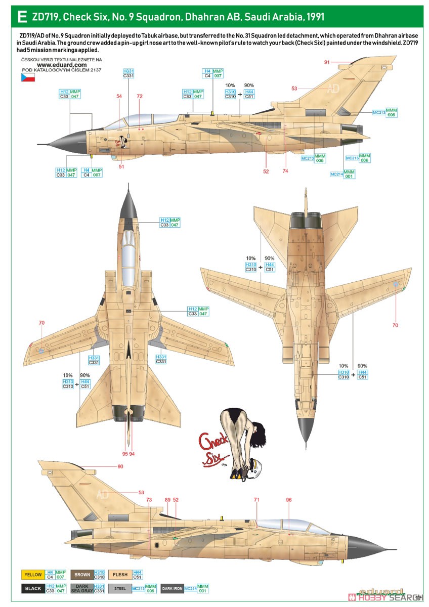 Desert Babes Tornado GR.1 Limited Edition (Plastic model) Color4