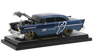 1957 Chevrolet 150 Sedan - Dark Blue Metallic (ミニカー)