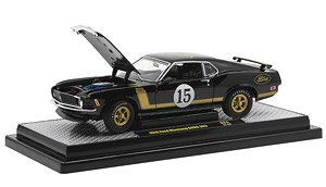 1970 Ford Mustang BOSS 302 - Gloss Black (ミニカー)