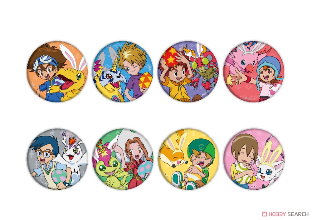 Can Badge [Digimon Adventure:] 02 Easter Ver. Box (Especially Illustrated) (Set of 8) (Anime Toy) 商品画像1