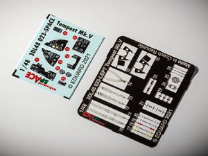 テンペスト Mk.V 「スペース」内装3Dデカール w/エッチングパーツセット (エデュアルド用) (プラモデル)