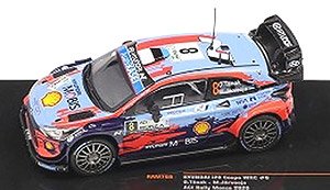 ヒュンダイ i20 クーペ WRC 2020年ACIモンツァラリー 2位 #8 O.Tanak/M.Jarveoja (ミニカー)