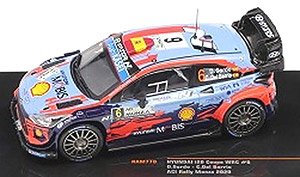 ヒュンダイ i20 Coupe WRC 2020年ACIモンツァラリー 3位 #6 D.Sordo/C.Del Barrio (ミニカー)