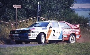 Audi Quattro A1 1984 Hunsruck Rally Winner #2 Demuth Harald / Lux Willy (Diecast Car)