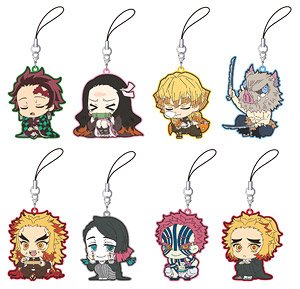 [Demon Slayer: Kimetsu no Yaiba the Movie: Mugen Train] Rubber Starp Collection ViVimus (Set of 8) (Anime Toy)