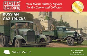 Russian GAZ Trucks (GAZ-AA x 3, GAZ-AAA x 3) (Plastic model)