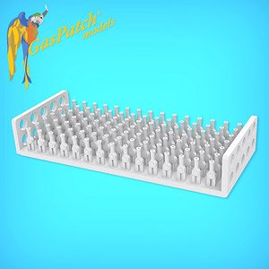 Resin Turnbuckles RAF Late Type (105 Pieces) (Plastic model)