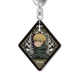 Vetcolo Attack on Titan Glitter Acrylic Key Ring 03. Armin Arlert (Anime Toy)