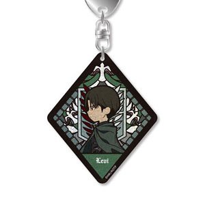 Vetcolo Attack on Titan Glitter Acrylic Key Ring 04. Levi (Anime Toy)